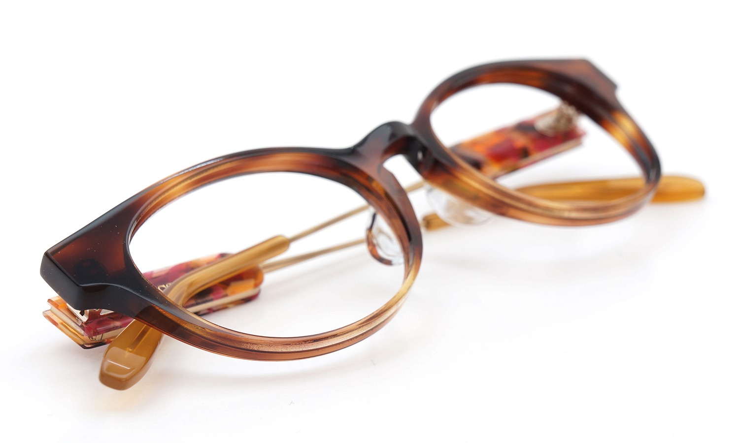 megane and me × ポンメガネ 限定生産オリジナルメガネ meganeandme for ponmagane col.brown-demi