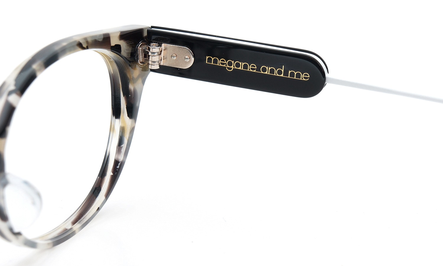 megane and me × ポンメガネ 限定生産オリジナルメガネ meganeandme for ponmagane col.monostone-demi