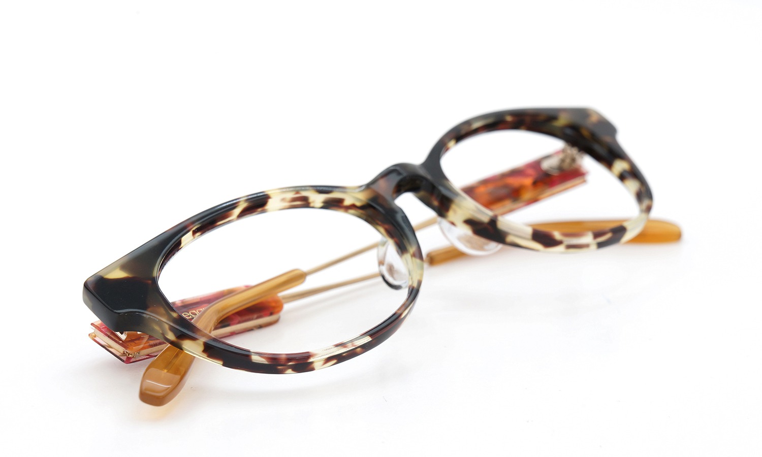 megane and me × ポンメガネ 限定生産オリジナルメガネ meganeandme for ponmagane col.ash-olive-demi