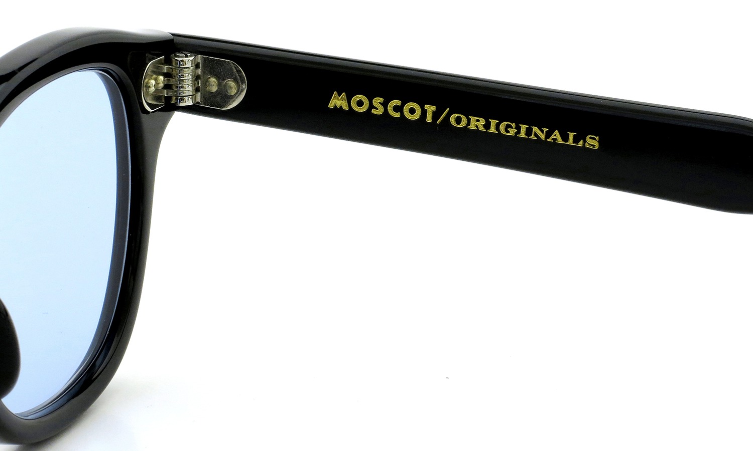 MOSCOT サングラスカスタム LEMTOSH レムトッシュ Col.BLACK 44size /ライトブルーレンズ