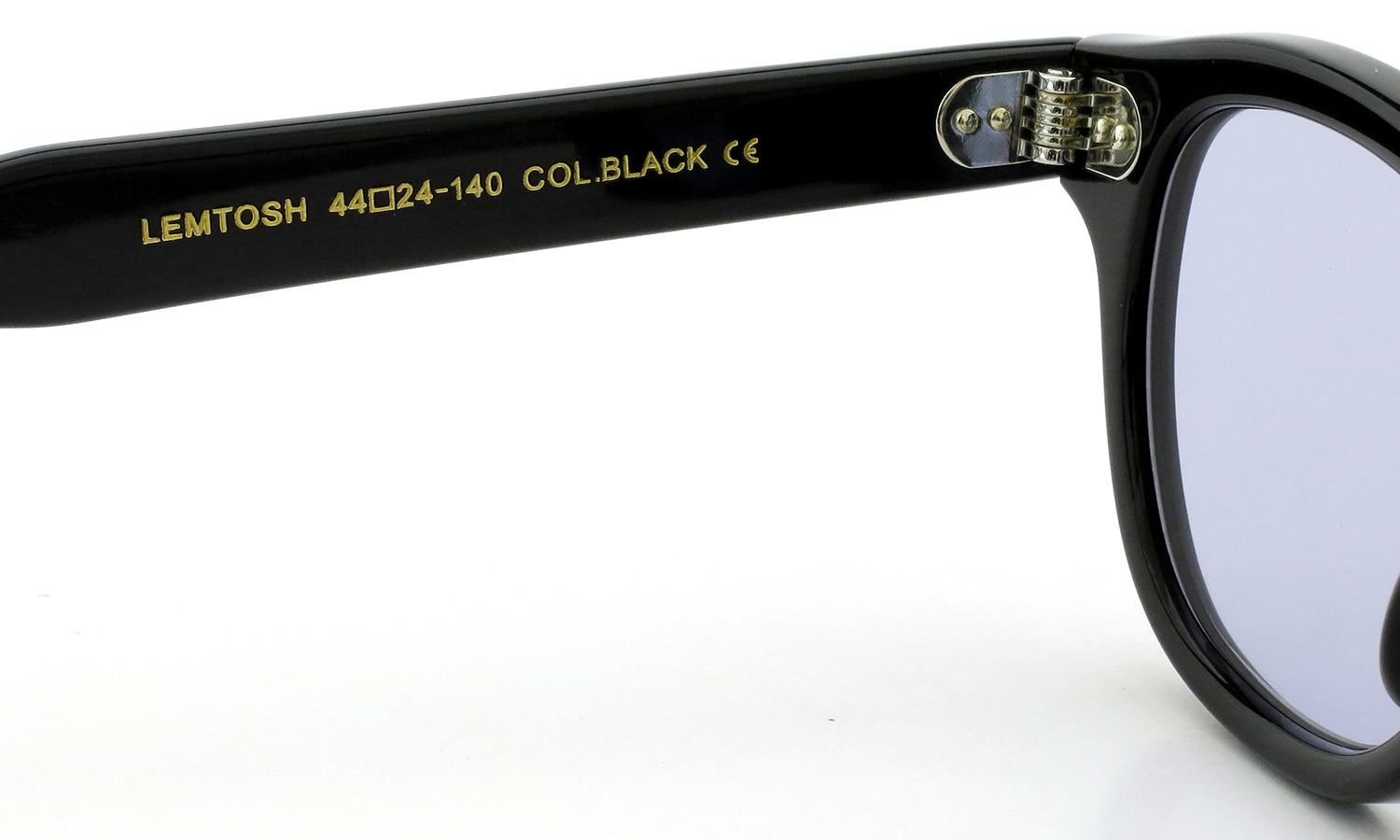 MOSCOT サングラスカスタム LEMTOSH レムトッシュ Col.BLACK 44size /パープルレンズ