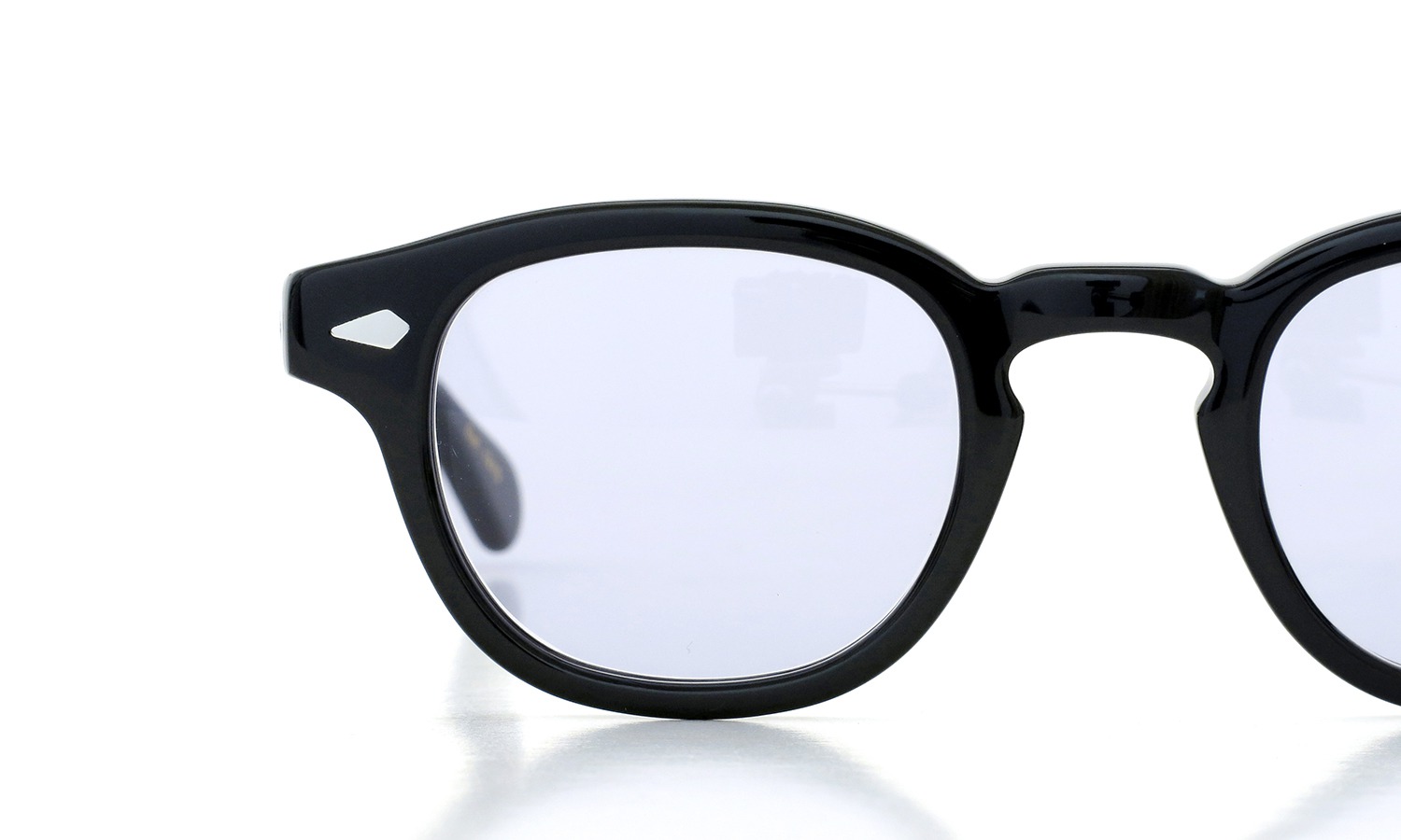 MOSCOT サングラスカスタム LEMTOSH レムトッシュ Col.BLACK 44size /パープルレンズ