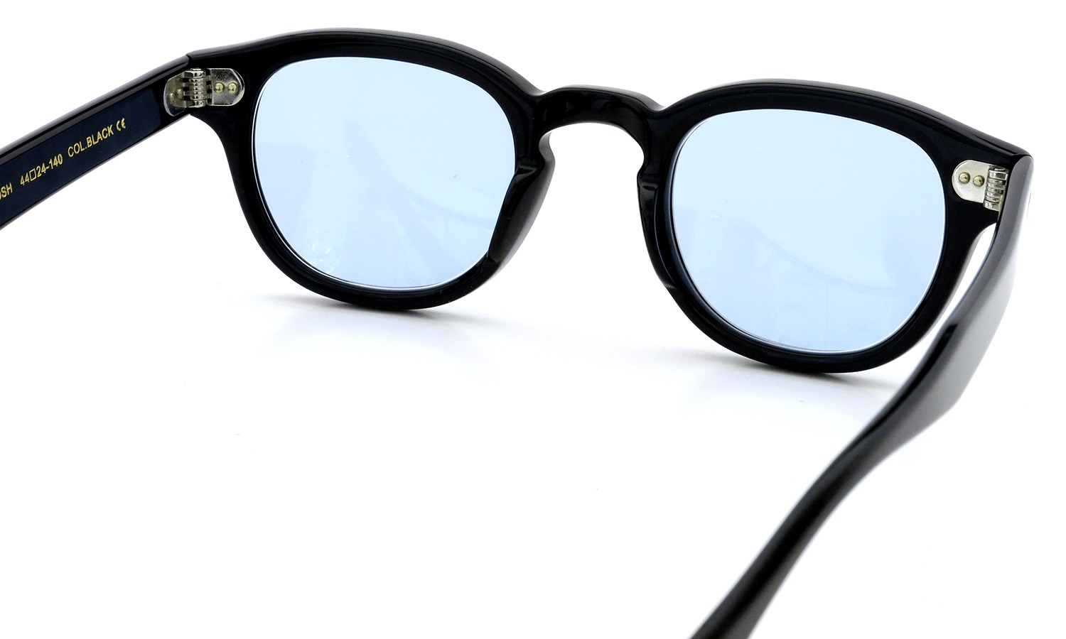 MOSCOT サングラスカスタム LEMTOSH レムトッシュ Col.BLACK 44size /ライトブルーレンズ