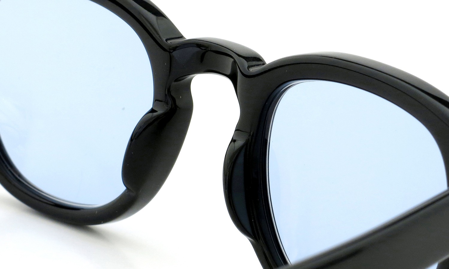 MOSCOT サングラスカスタム LEMTOSH レムトッシュ Col.BLACK 44size /ライトブルーレンズ