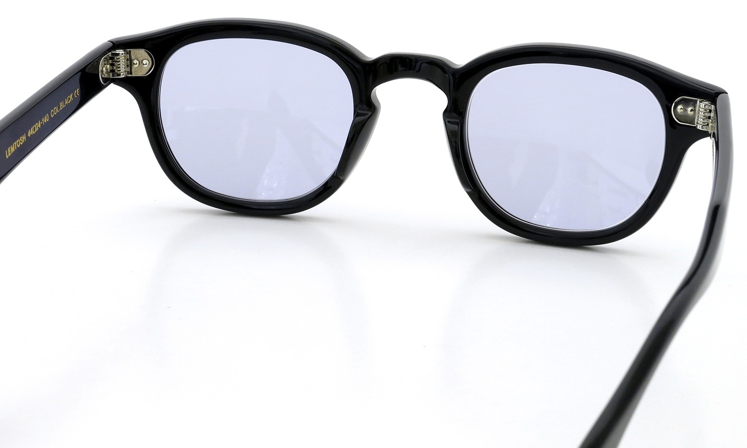 MOSCOT サングラスカスタム LEMTOSH レムトッシュ Col.BLACK 44size /パープルレンズ