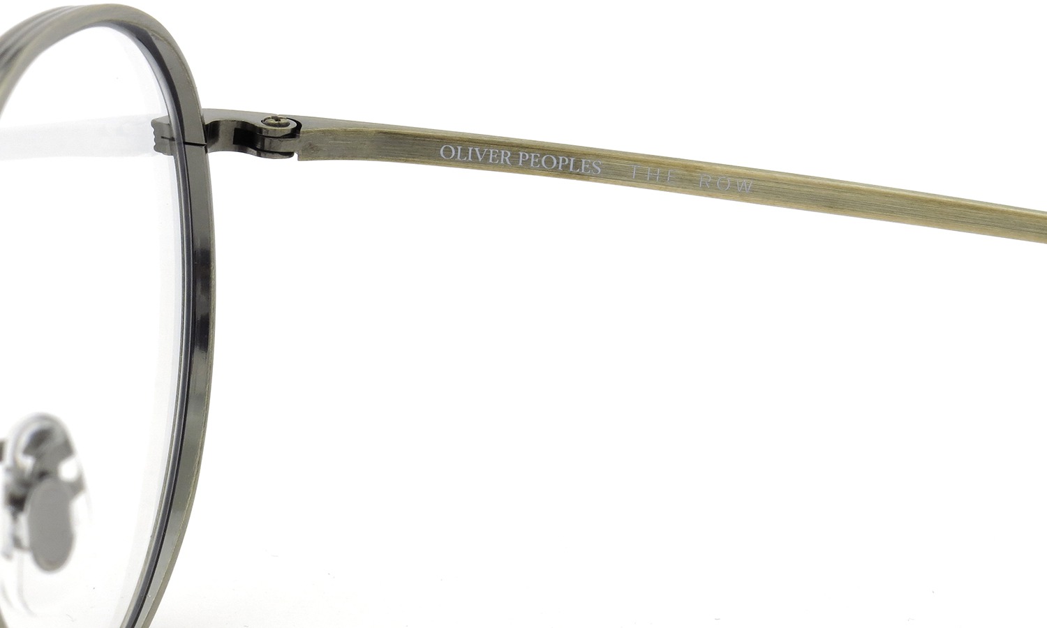 OLIVER PEOPLES × THE ROW メガネ BROWNSTONE col.AG 49size