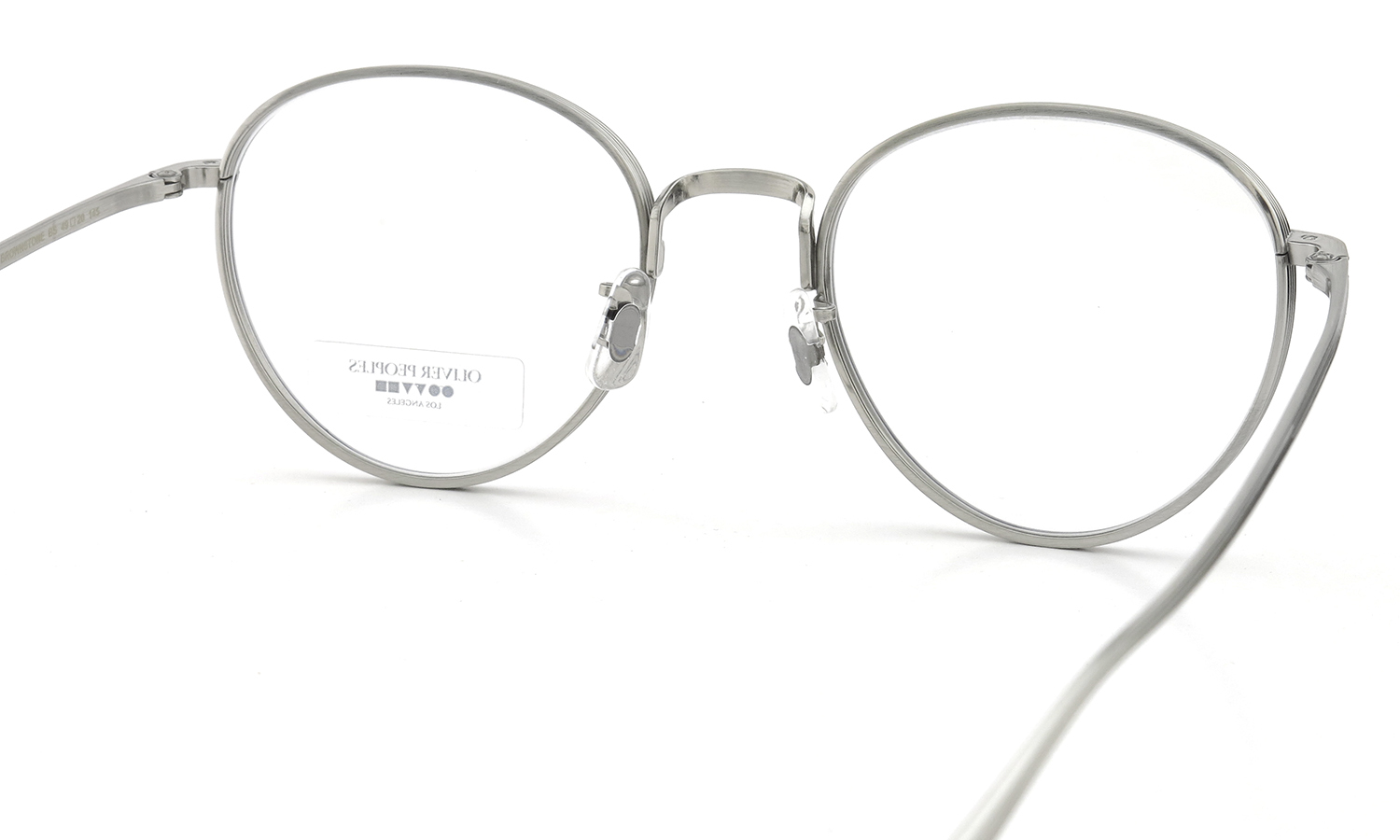 OLIVER PEOPLES × THE ROW メガネ BROWNSTONE col.BS  フラットアクリルレンズ 49size