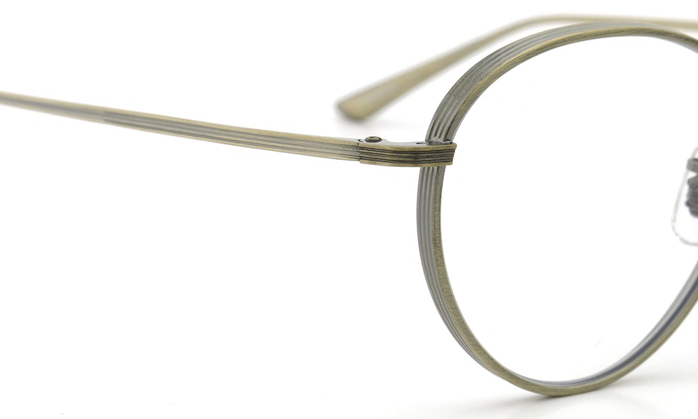 OLIVER PEOPLES オリバーピープルズ メガネ通販 BROWNSTONE col.AG 49size (生産：オプテックジャパン期)  ポンメガネ