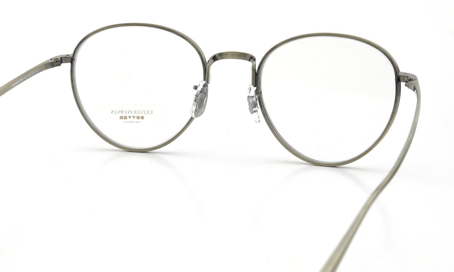 OLIVER PEOPLES × THE ROW メガネ BROWNSTONE col.AG 49size