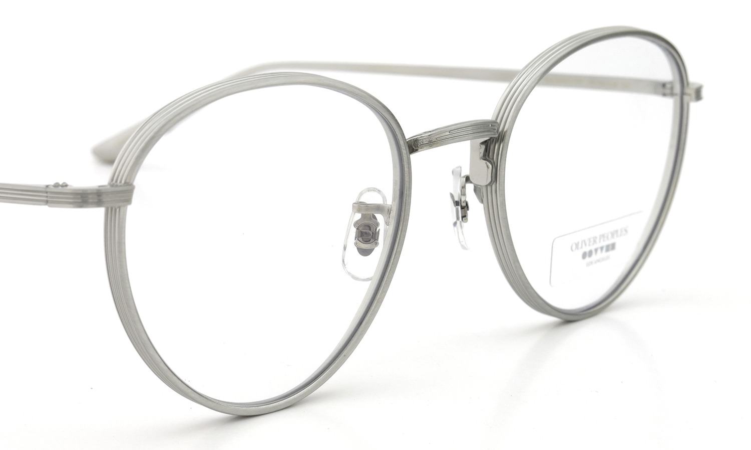 OLIVER PEOPLES × THE ROW メガネ BROWNSTONE col.BS  フラットアクリルレンズ 49size