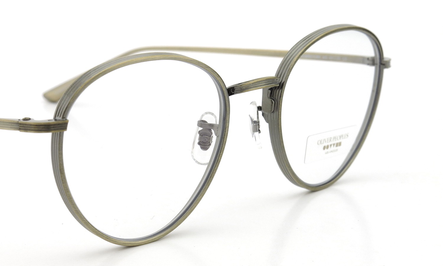 OLIVER PEOPLES × THE ROW メガネ BROWNSTONE col.AG 49size