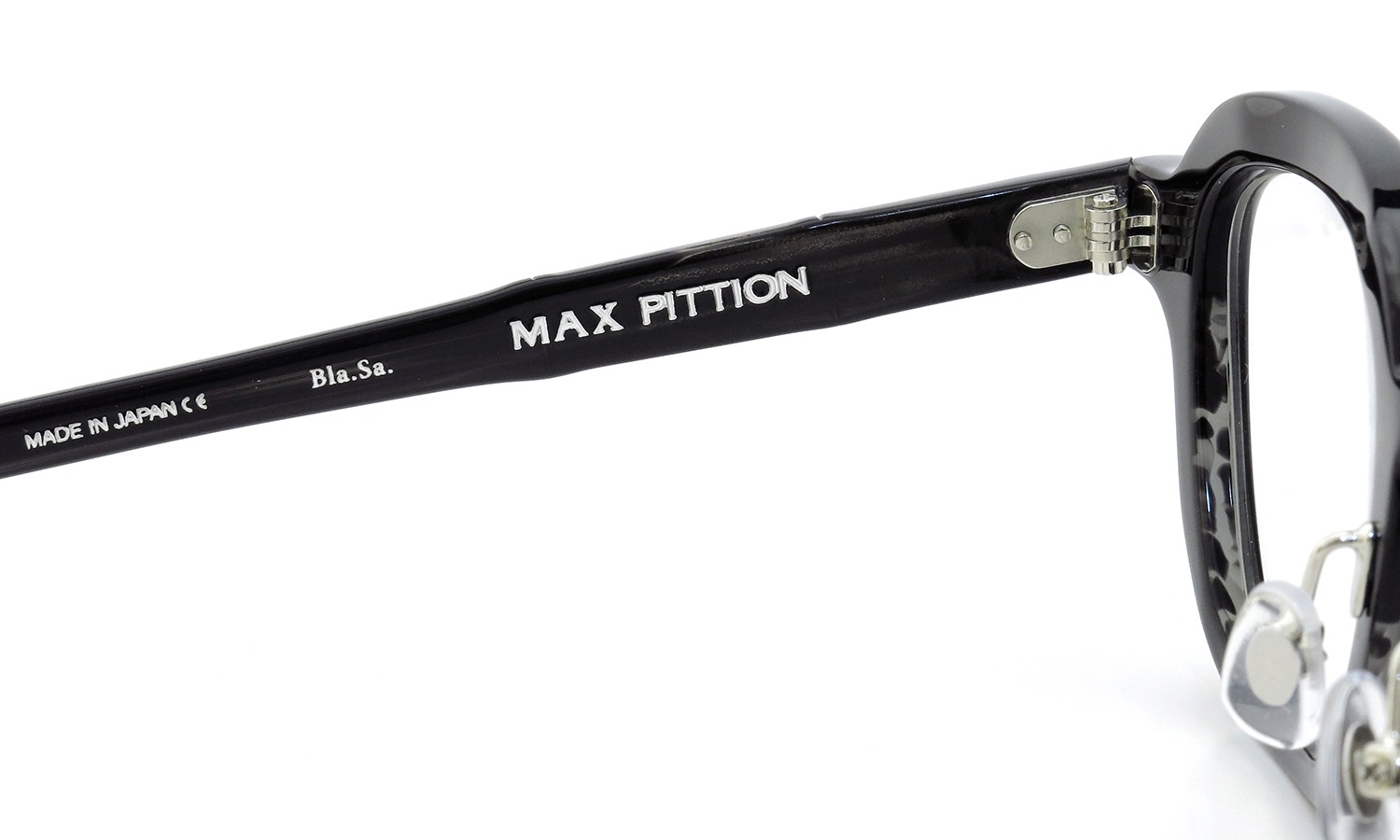 MAX PITTION マックス・ピティオン メガネ [MAP COLLECTION] Bronson ブロンソン 44size Bla.Sa.