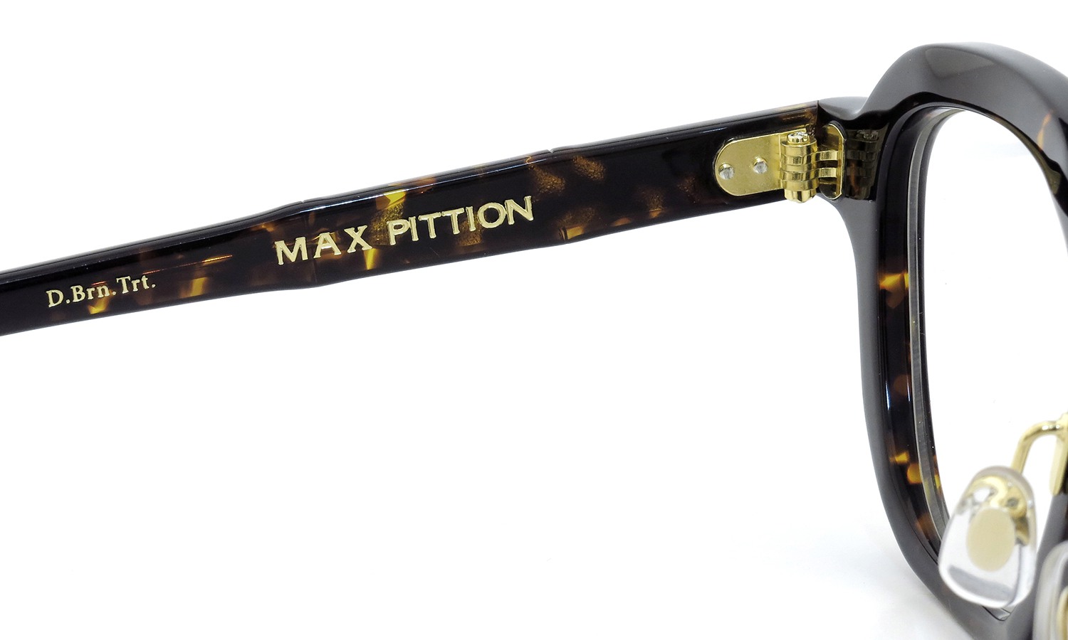 MAX PITTION マックス・ピティオン メガネ [MAP COLLECTION] Bronson ブロンソン 44size D.Brn.Trt.