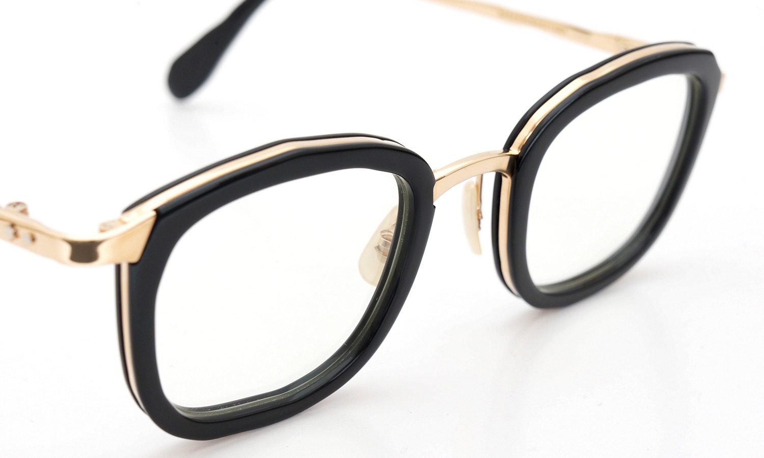 MASAHIROMARUYAMA マサヒロマルヤマ メガネ MM-0015 col.01 BLACK/GOLD(2 side)