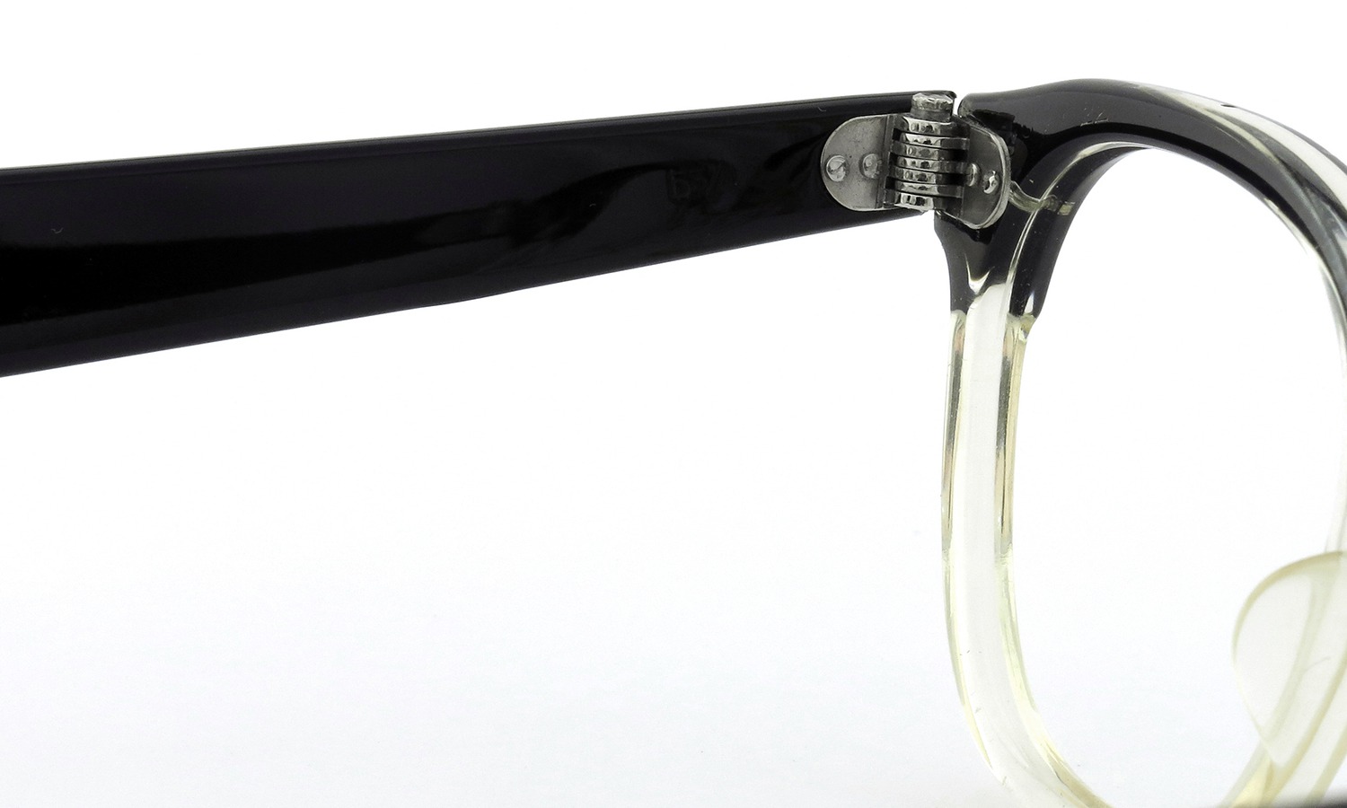 American Optica Vintage ヴィンテージ メガネ 推定1960年代 JAZZ BLACK CB-CLEAR 46-22