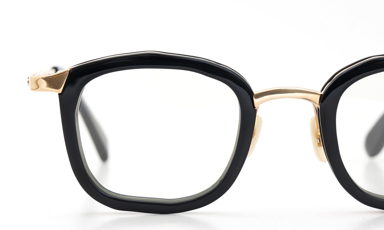 MASAHIROMARUYAMA マサヒロマルヤマ メガネ MM-0015 col.01 BLACK/GOLD(2 side)