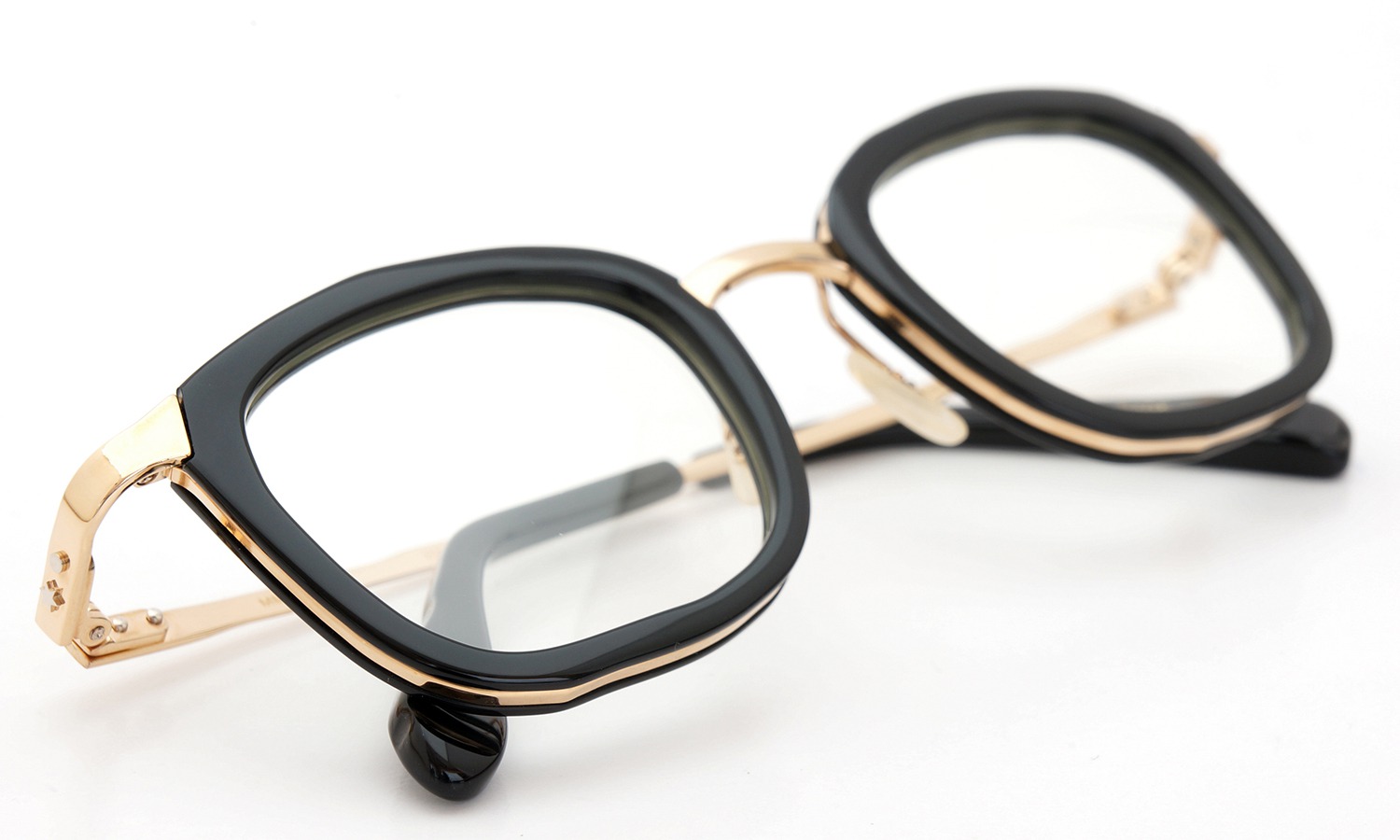 MASAHIROMARUYAMA マサヒロマルヤマ メガネ MM-0015 col.01 BLACK/GOLD(2 side)