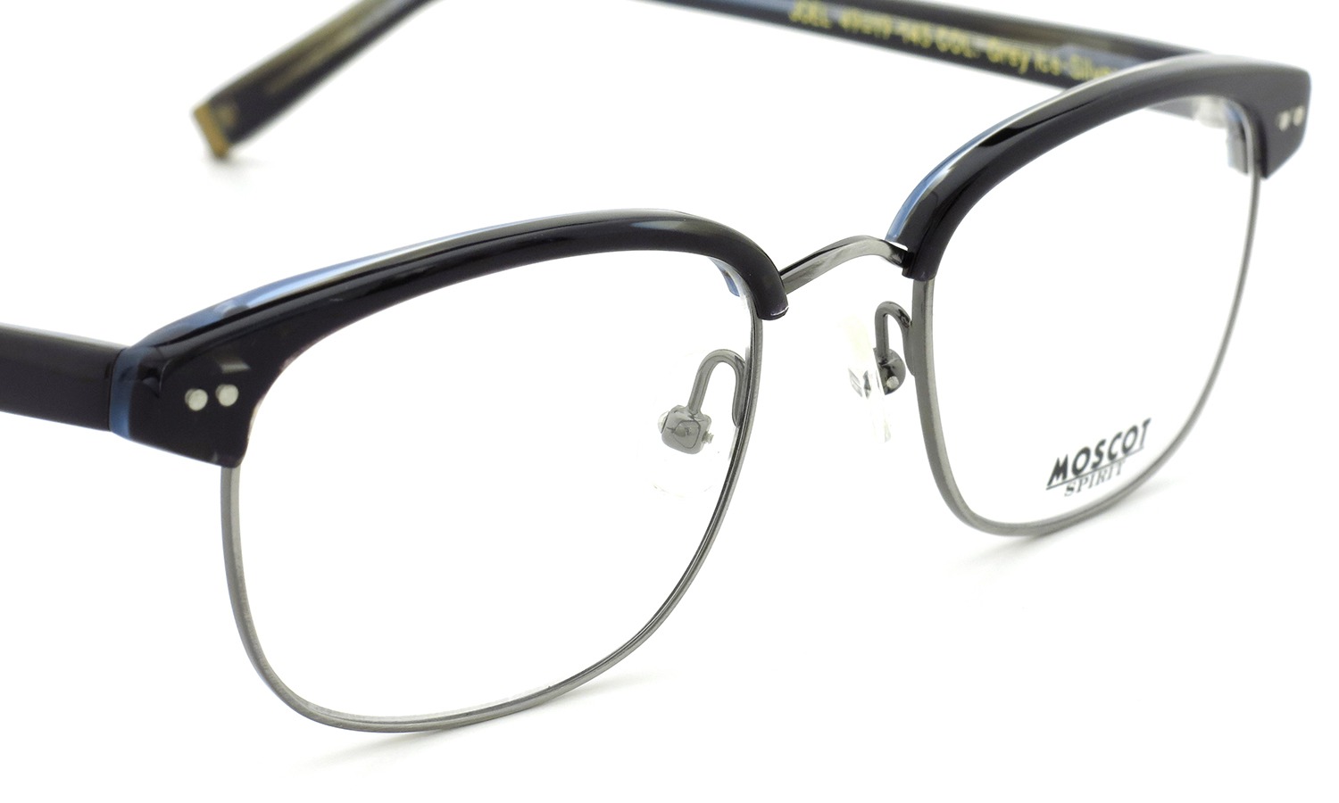 MOSCOT SPIRIT モスコット スピリット メガネ JOEL ジョエル col.Grey Ice-Silver 49サイズ