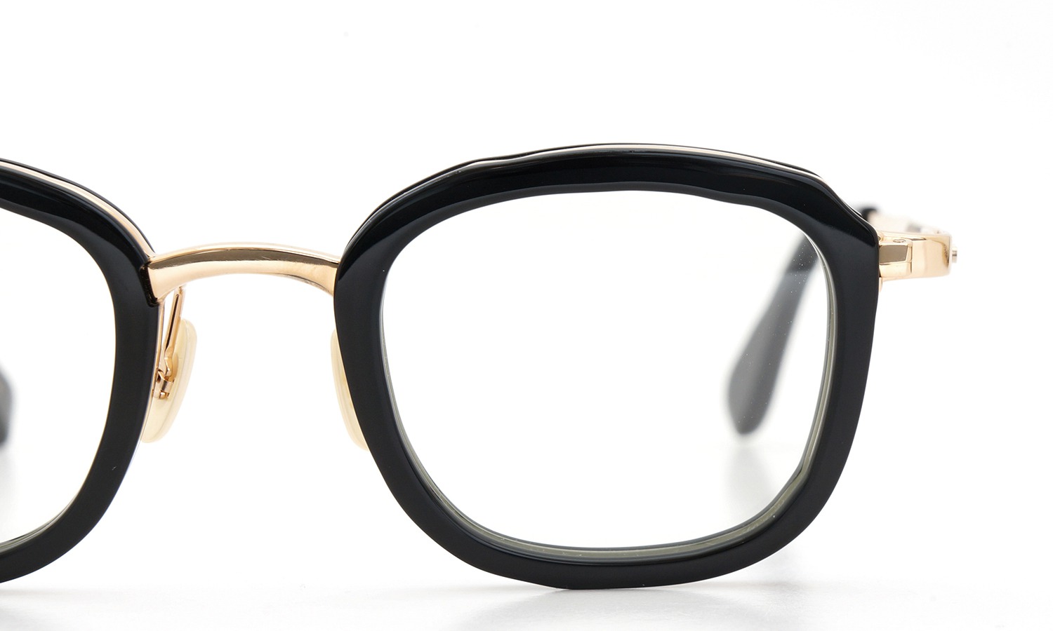 MASAHIROMARUYAMA マサヒロマルヤマ メガネ MM-0015 col.01 BLACK/GOLD(2 side)