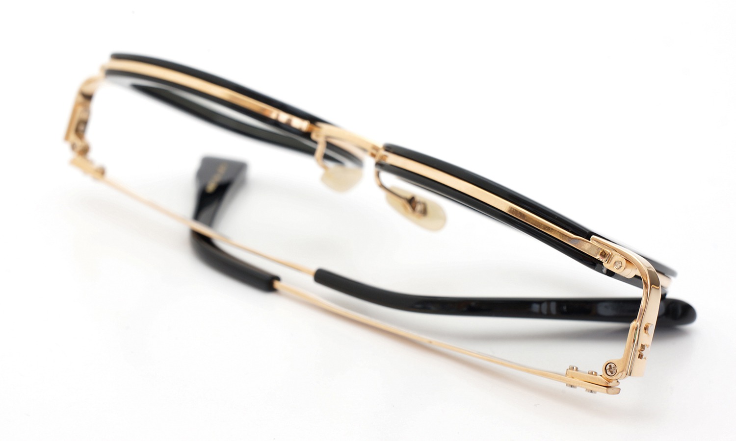 MASAHIROMARUYAMA マサヒロマルヤマ メガネ MM-0015 col.01 BLACK/GOLD(2 side)