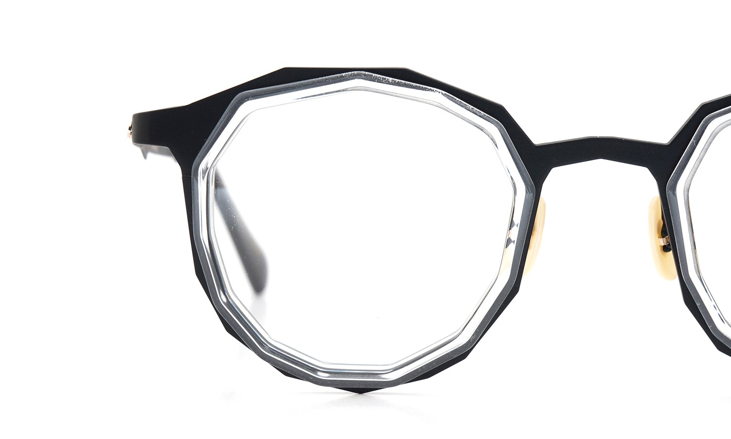 MASAHIROMARUYAMA MM-0019 col.7 BLACK/CLEAR (straight)