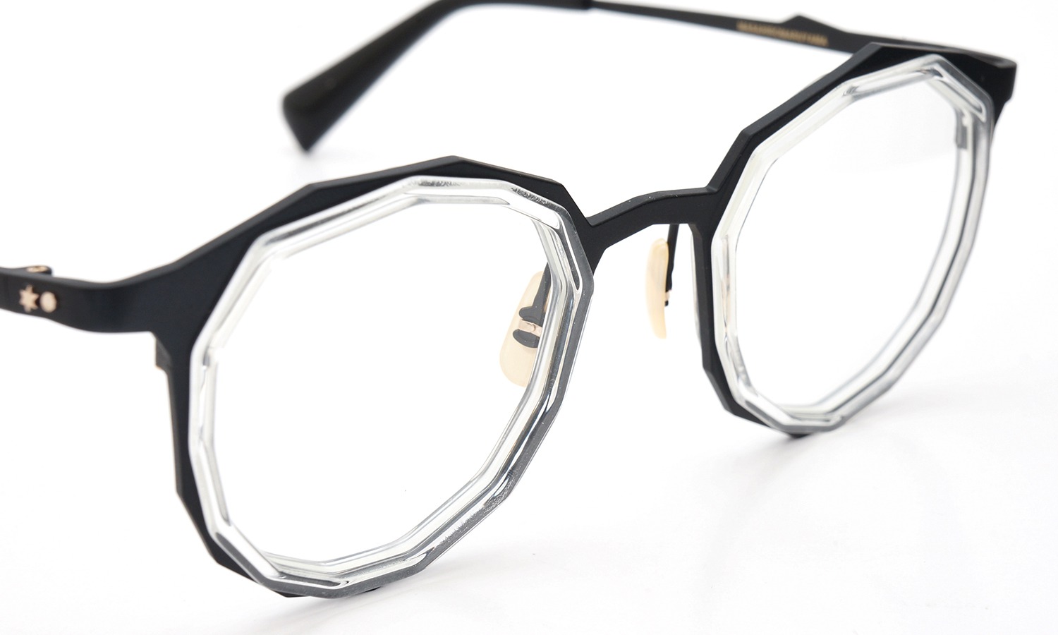 MASAHIROMARUYAMA MM-0019 col.7 BLACK/CLEAR (straight)