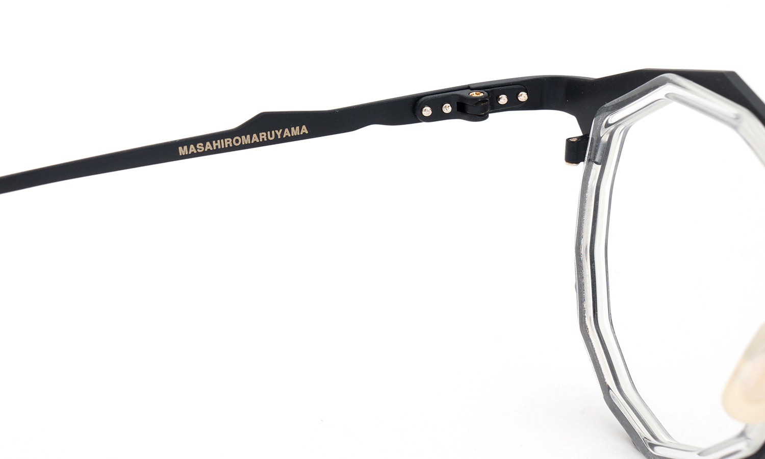 MASAHIROMARUYAMA MM-0019 col.7 BLACK/CLEAR (straight)