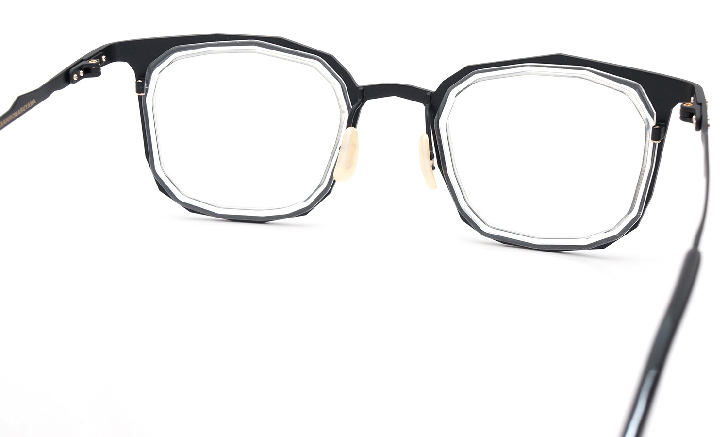 MASAHIROMARUYAMA(マサヒロマルヤマ) メガネ MM-0022 col.7 BLACK/CLEAR