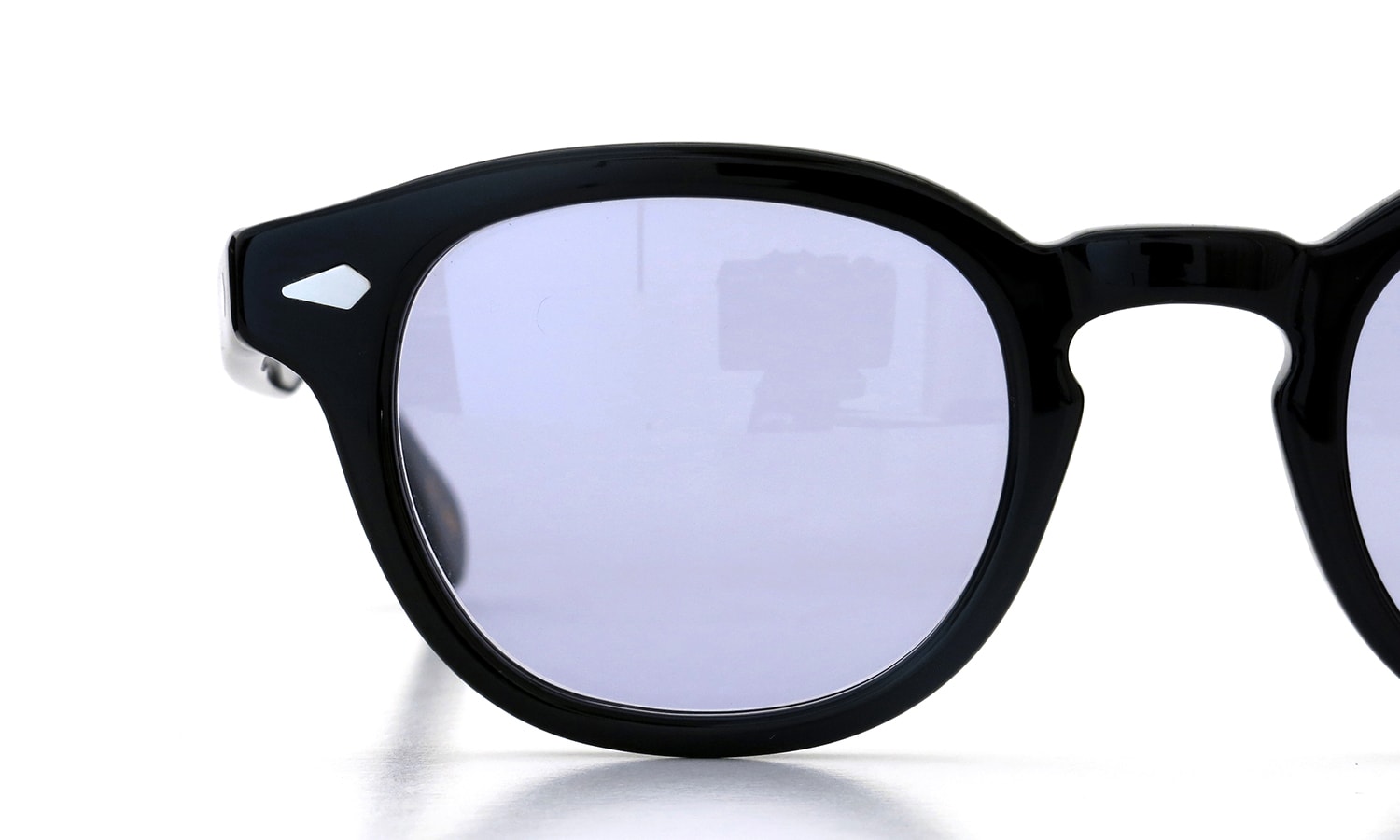 MOSCOT サングラス LEMTOSH Col.BLACK 46size /ライトパープル