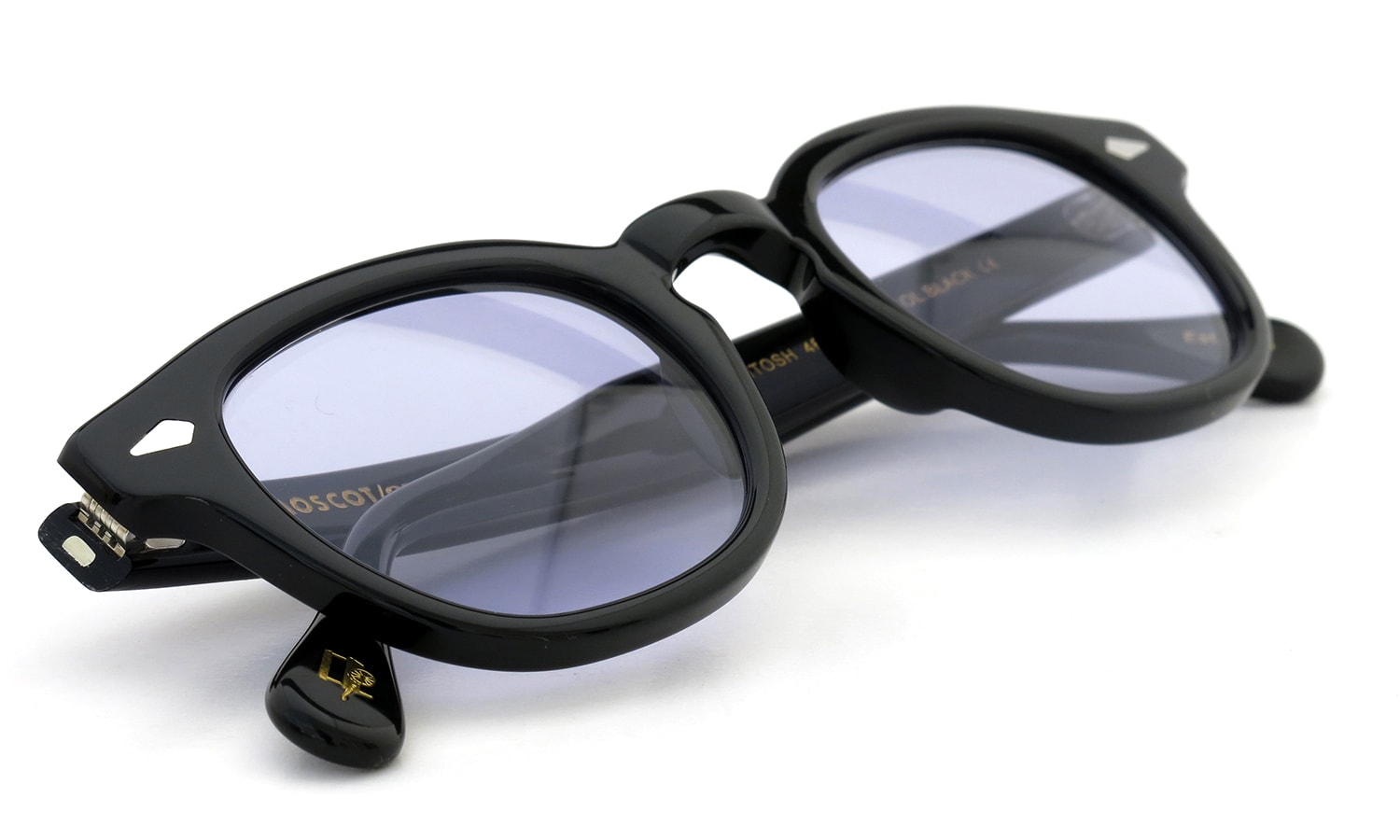 MOSCOT サングラス LEMTOSH Col.BLACK 46size /ライトパープル