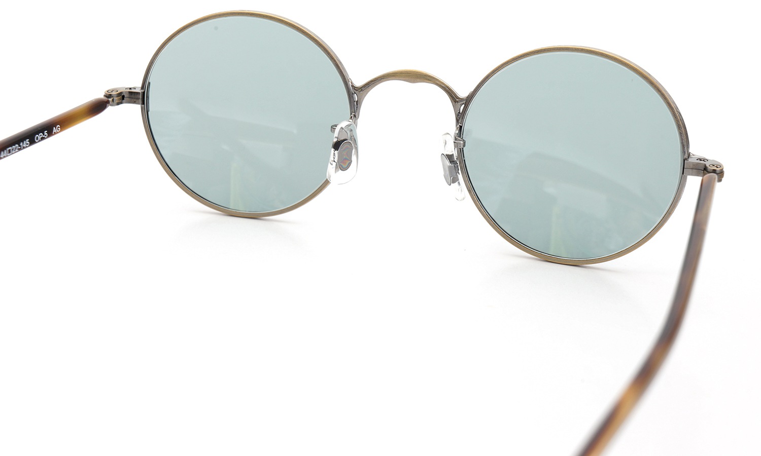 OLIVER PEOPLES OP-5 AG 老眼鏡 +1.75 ブルーライトフレーム形ラウンド丸メガネ