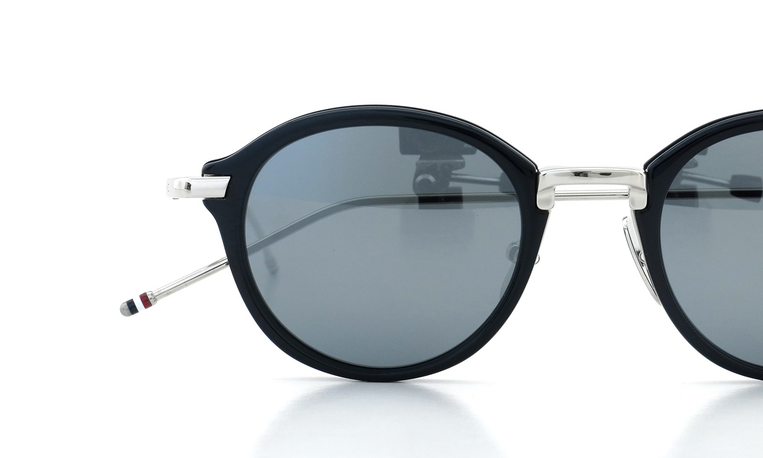 THOM BROWNE. サングラス TB-011-H-T 46size NVY-SLV