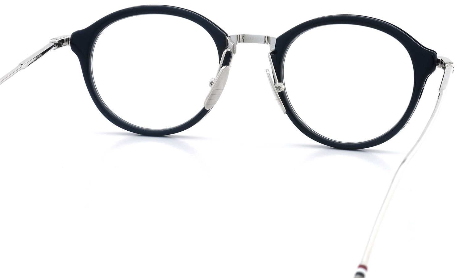 THOM BROWNE. メガネ TB-011-H 46size NVY-SLV