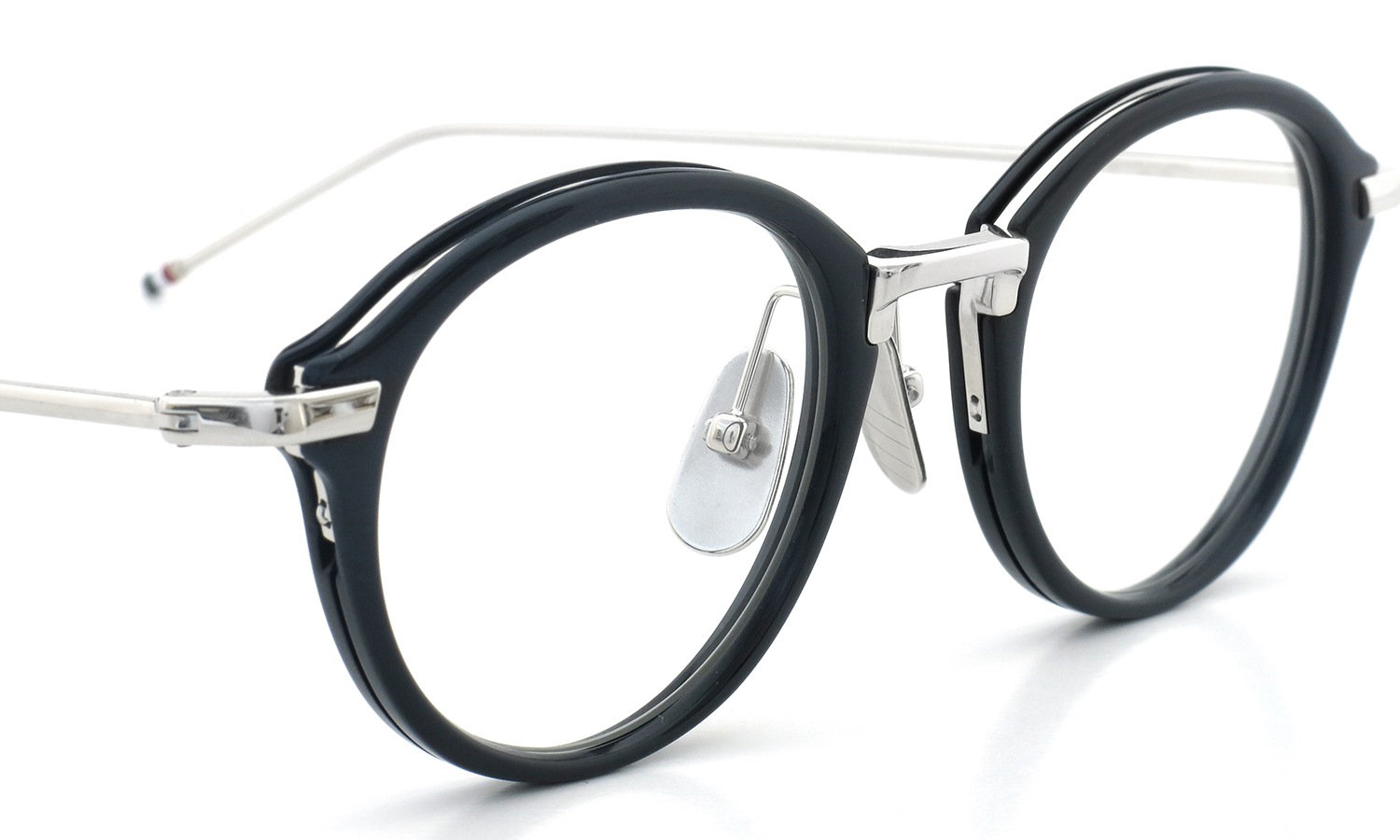 THOM BROWNE. メガネ TB-011-H 46size NVY-SLV