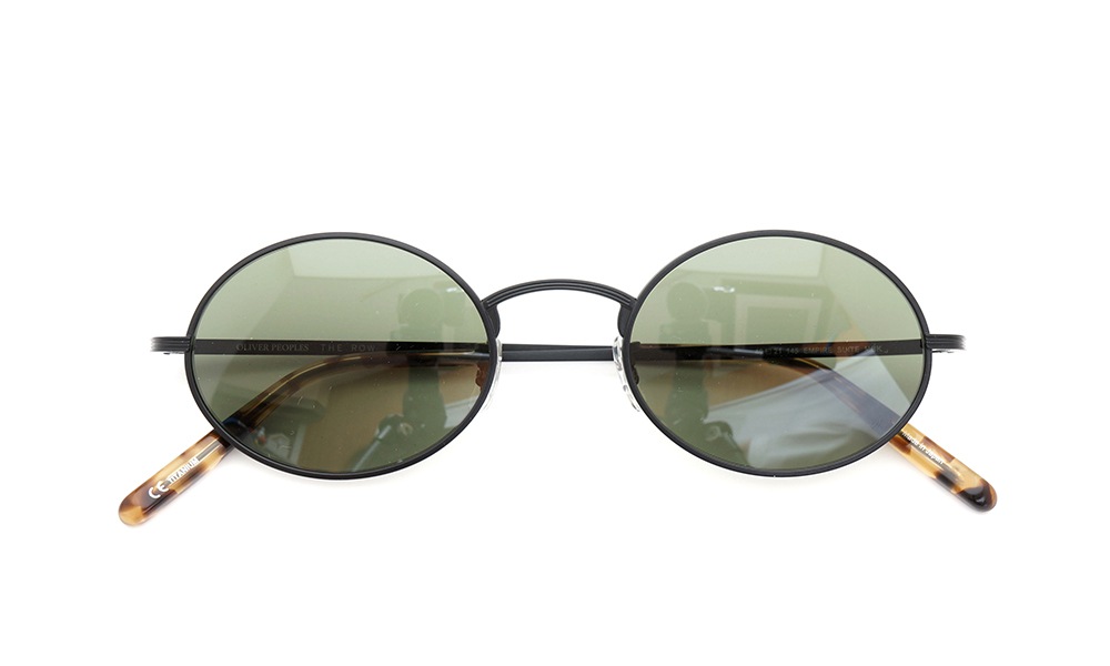 OLIVER PEOPLES × THE ROW サングラス通販 EMPIRE-SUITE MBK 49size (生産：オプテックジャパン期