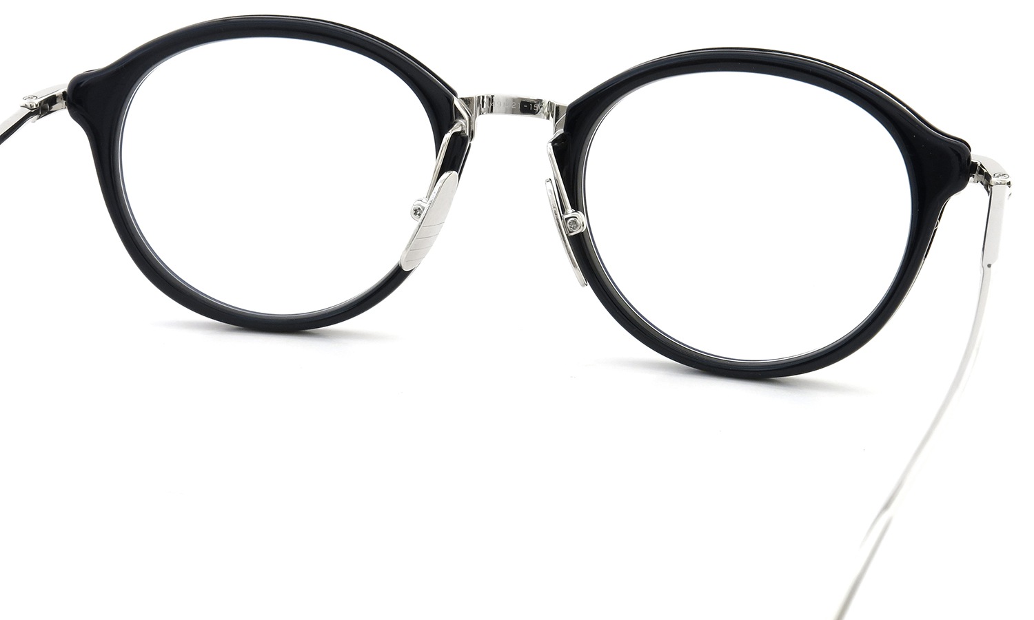 THOM BROWNE. メガネ TB-011-H 49size NVY-SLV