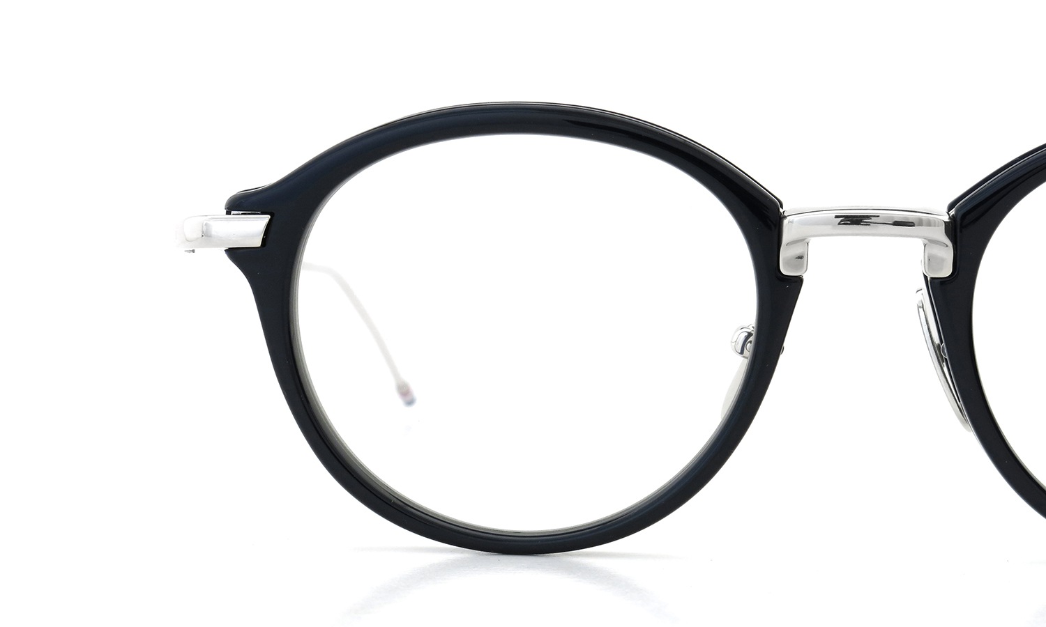 THOM BROWNE. メガネ TB-011-H 49size NVY-SLV