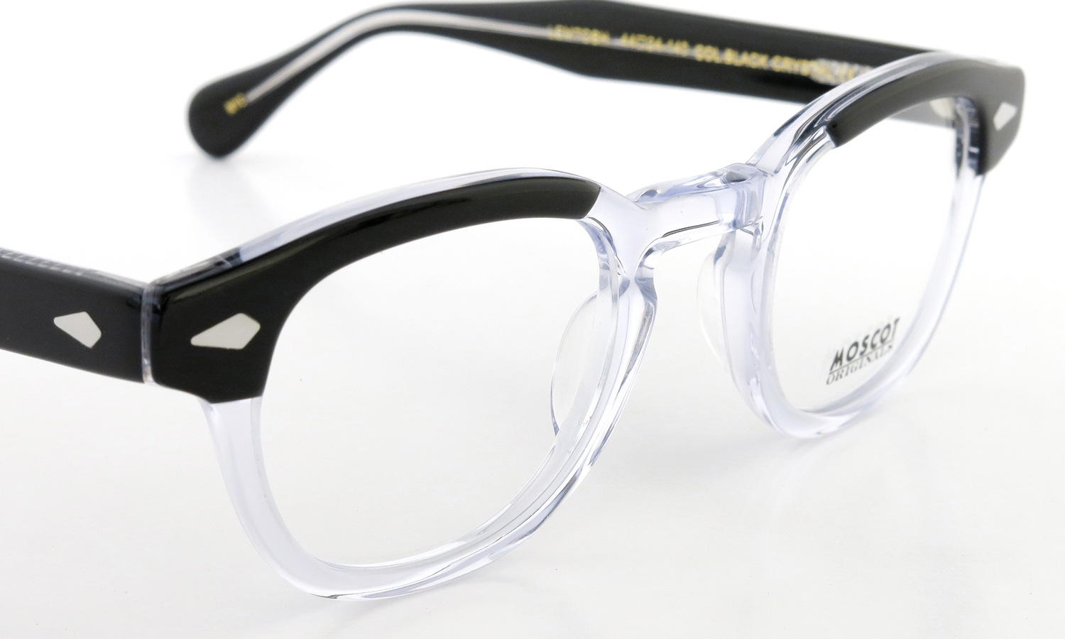 MOSCOT LEMTOSH BLACK CRYSTAL 44size 通販