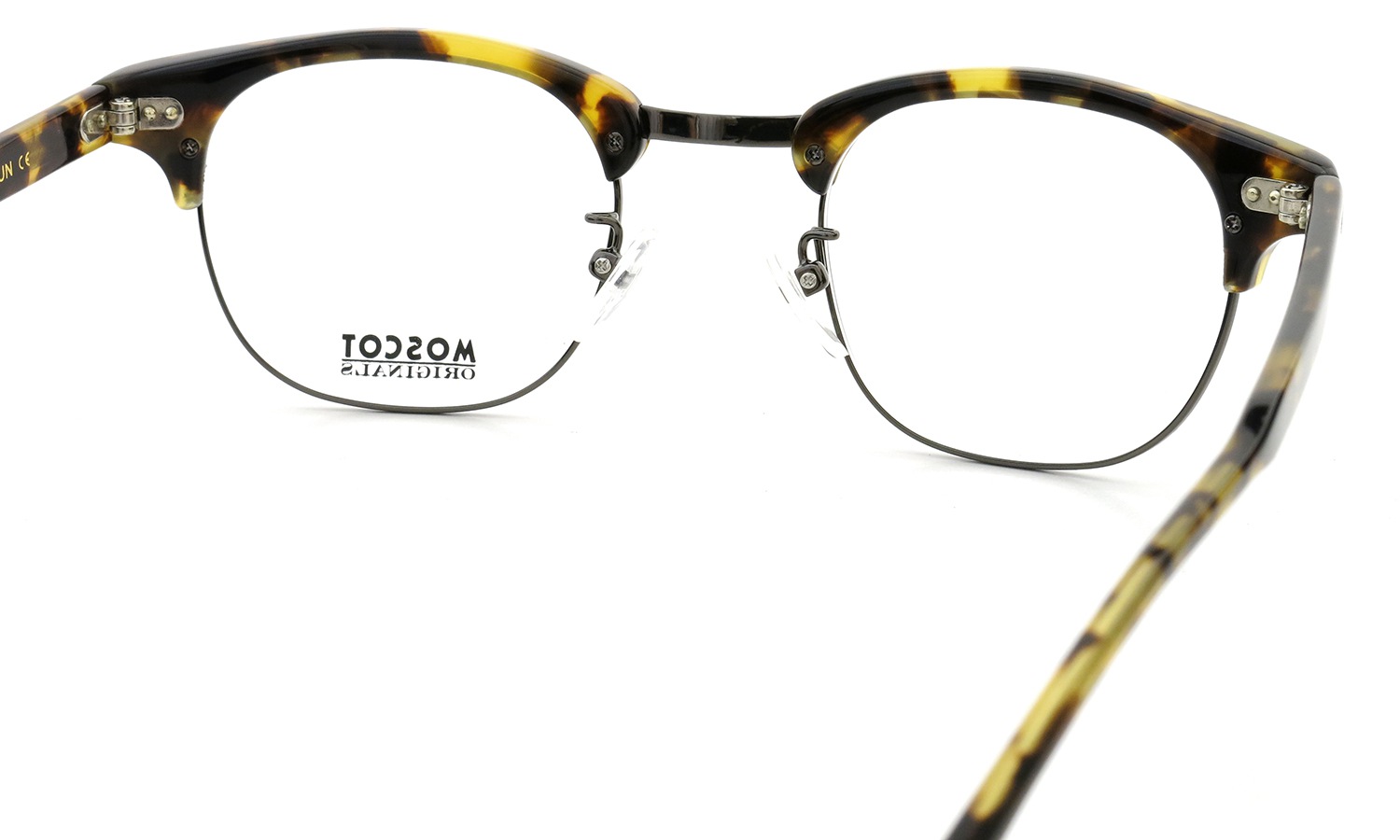 MOSCOT メガネ YUKEL col.CL.HAVANA/GUN 46size