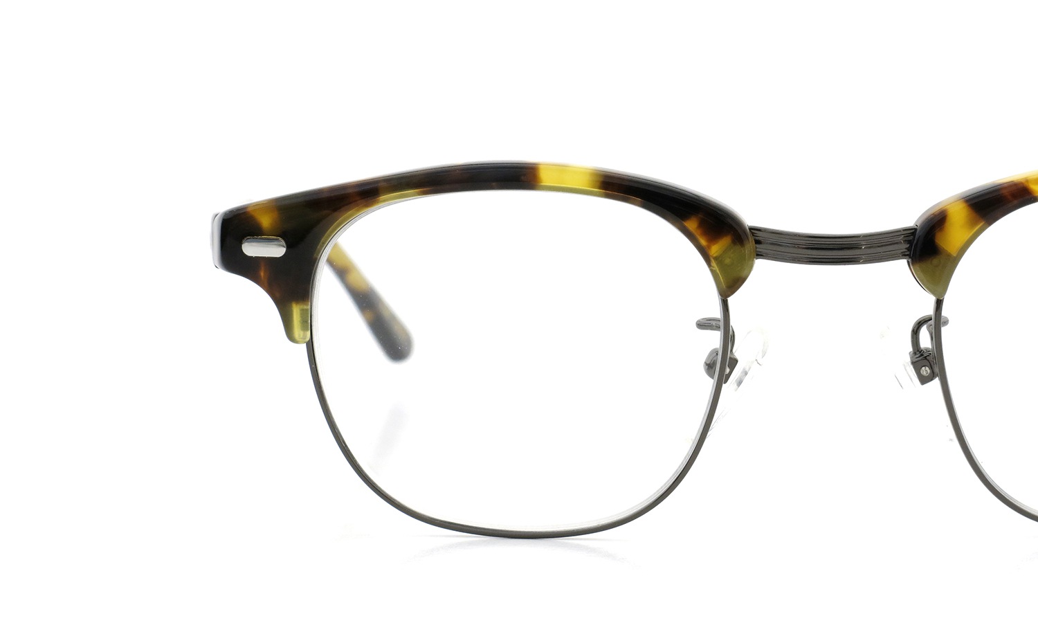 MOSCOT メガネ YUKEL col.CL.HAVANA/GUN 46size