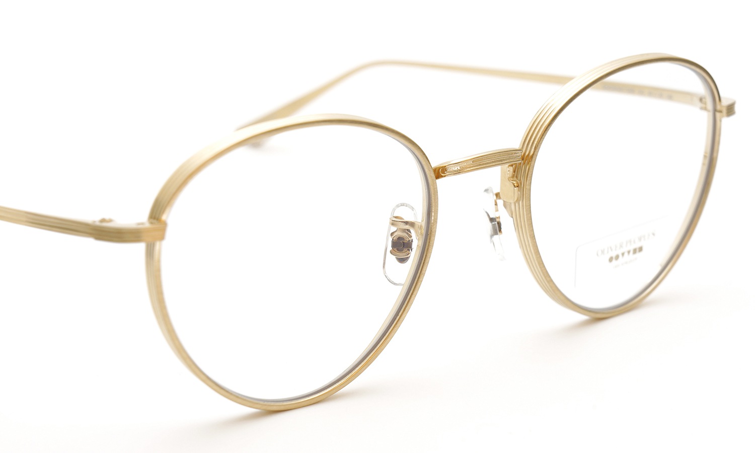 OLIVER PEOPLES × THE ROW メガネ BROWNSTONE col.BG 1