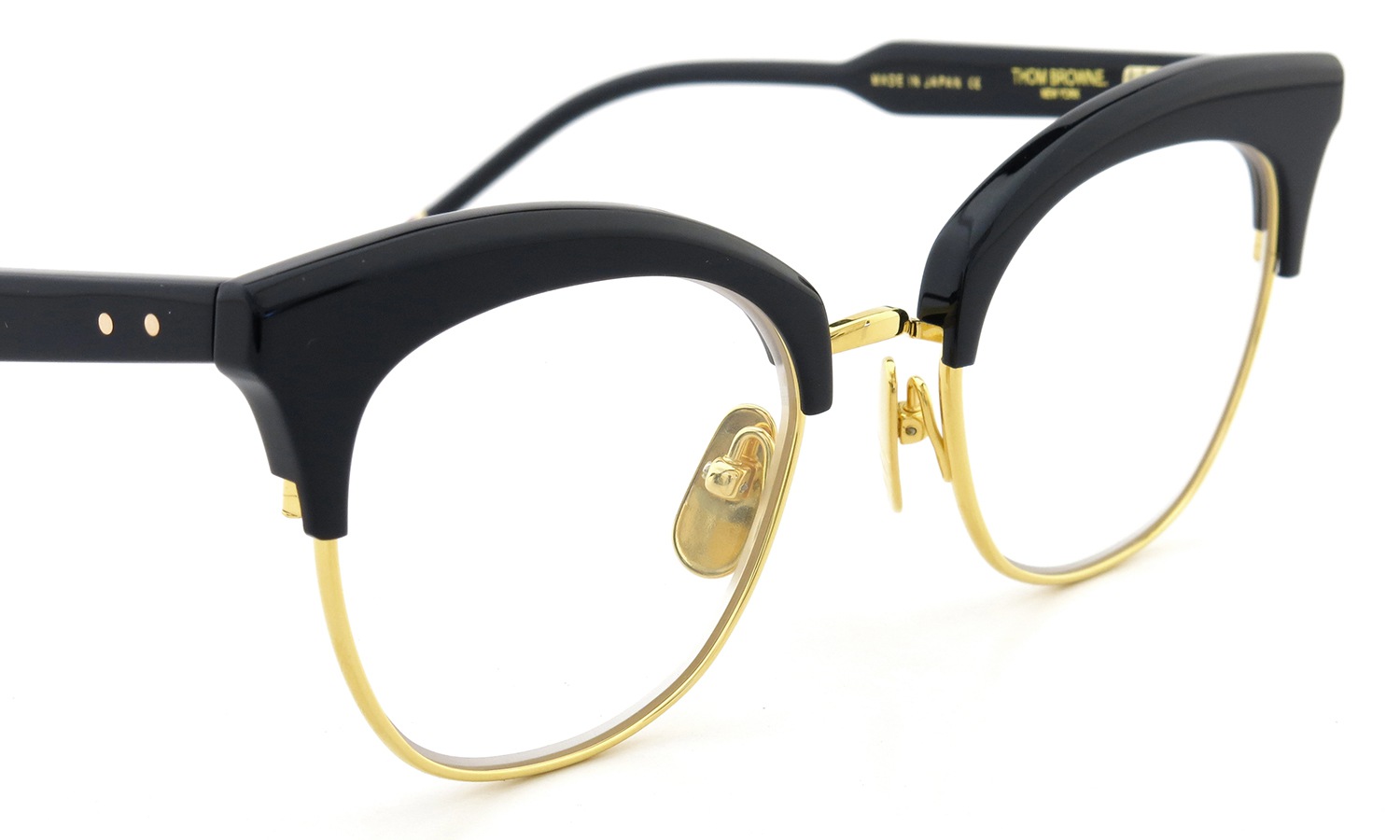 THOM BROWNE. メガネTB-507-C NVY-GLD 51size