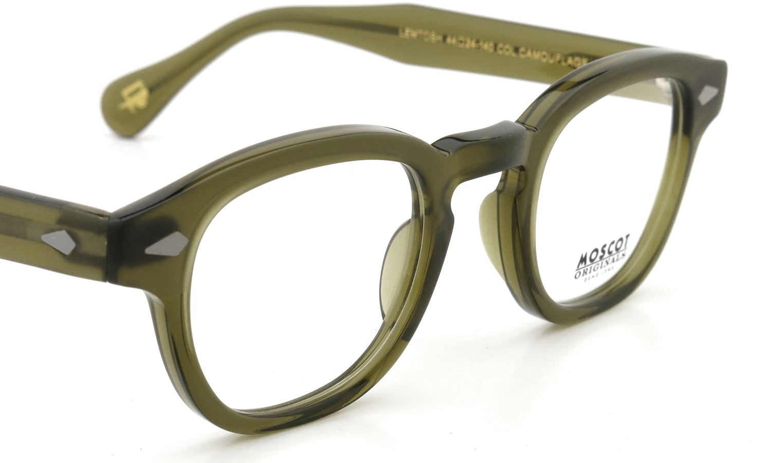 TODD SNYDER×MOSCOT メガネ LEMTOSH レムトッシュ Col.CAMOUFLAGE 44size