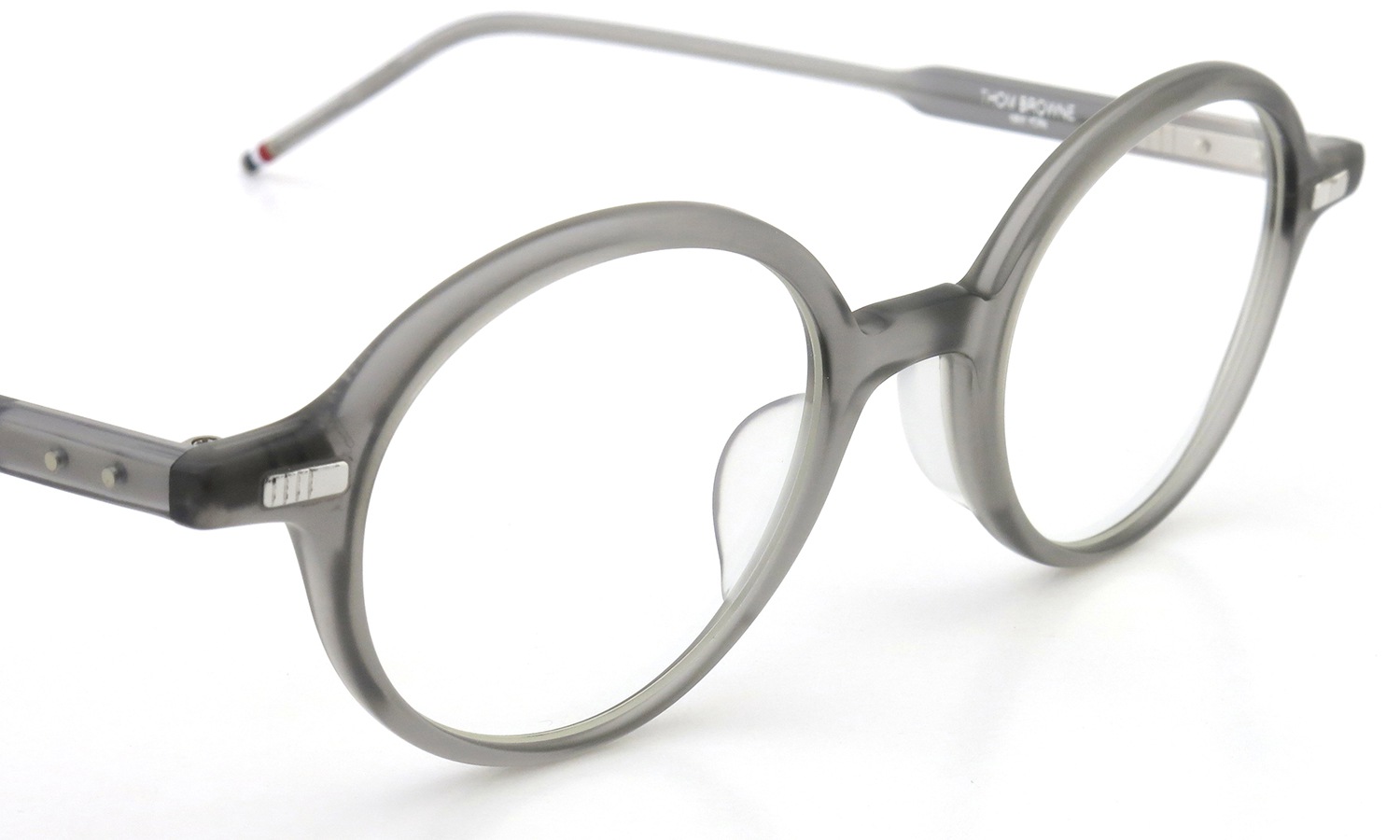 THOM BROWNE. メガネ TB-407-C GRY 46size