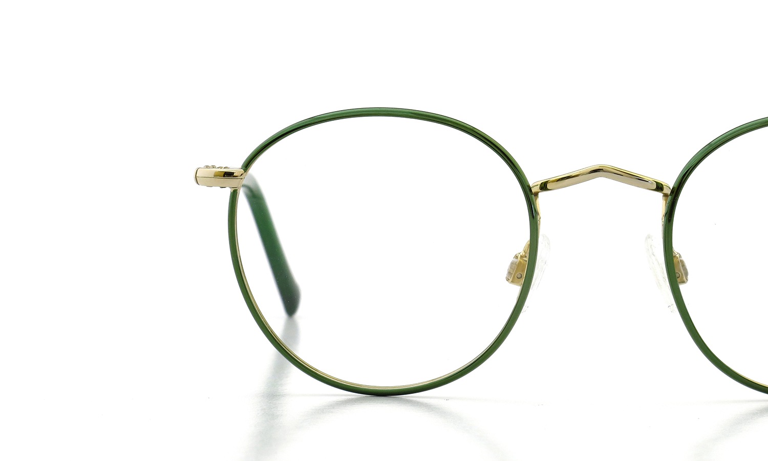 MOSCOT モスコット 定番メガネ ZEV ゼヴ 46size通販 Col.Emerald/Gold 