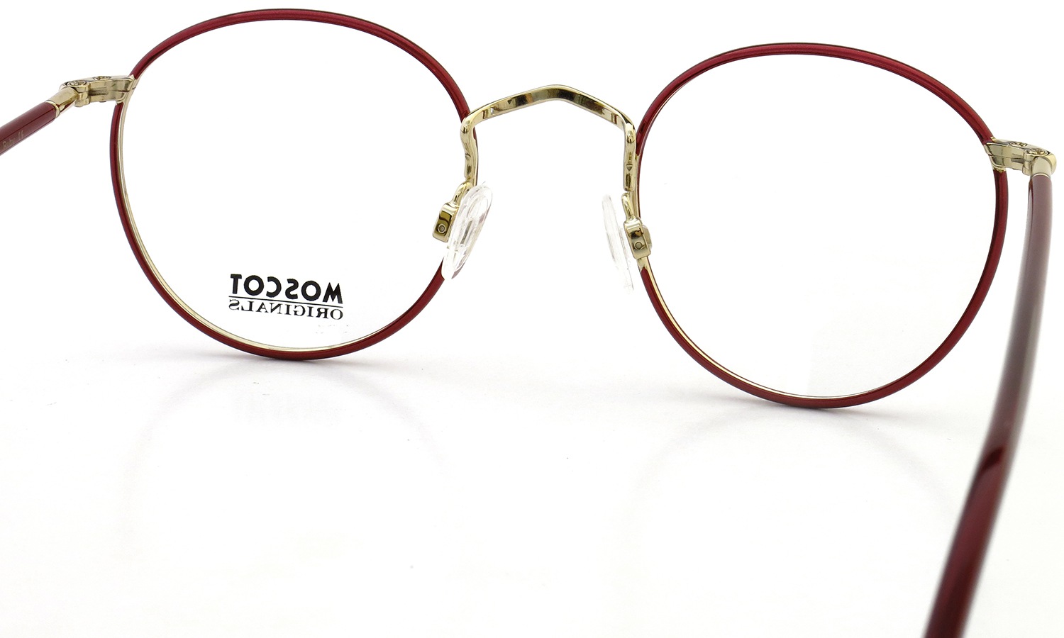 MOSCOT メガネ ZEV 46size Col.Ruby/Gold