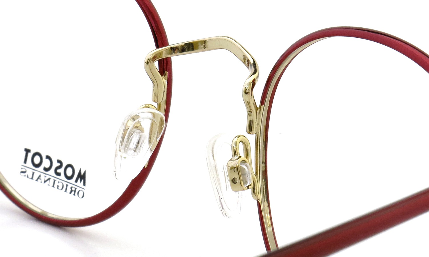 MOSCOT メガネ ZEV 46size Col.Ruby/Gold