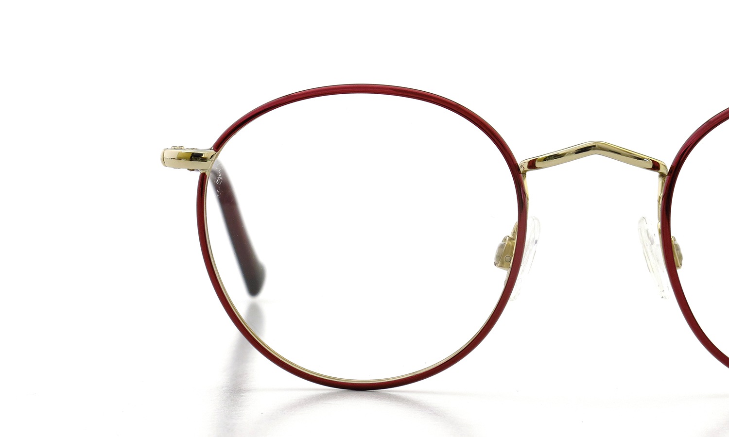MOSCOT メガネ ZEV 46size Col.Ruby/Gold