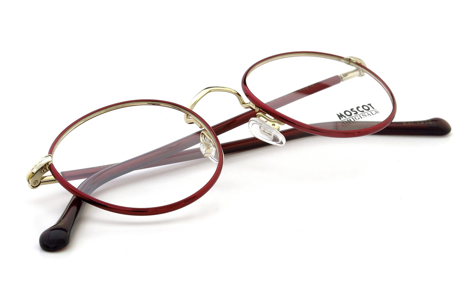 MOSCOT メガネ ZEV 46size Col.Ruby/Gold