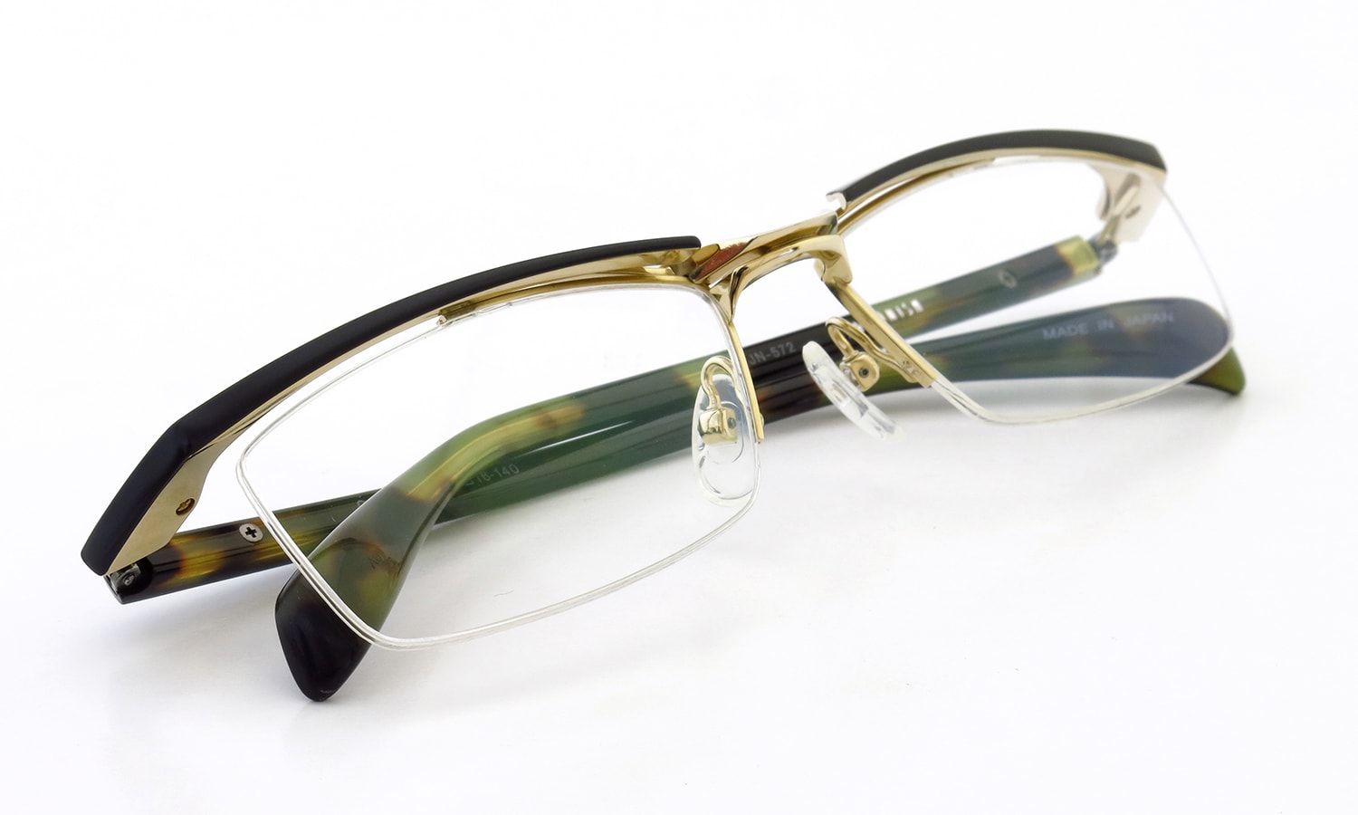 JAPONISM メガネ JN-572 COL.04 Black / Light Gold